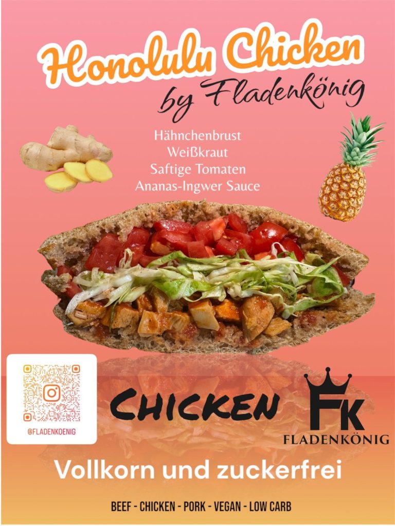 Honolulu Chicken Fladenkönig